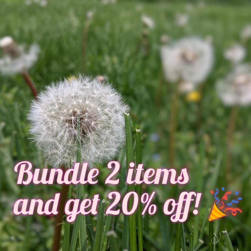 BUNDLE 2 ITEMS AND GET 20% OFF!